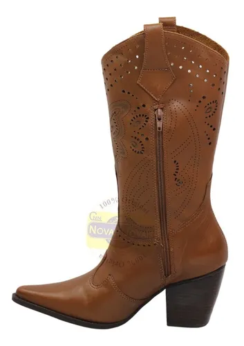 Bota Bottero Caramelo Couro Leg timo Original N F Parcelamento