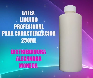 Latex Liquido Para Caracterizacion 250ml No Toxico Profesnal