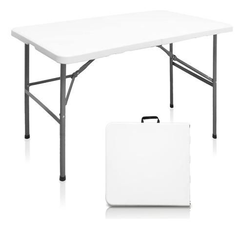 Hymnature Mesa Plegable De 4 Pies Mesas Plegables