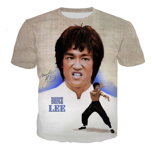 Cool T Shirt, Unisex, Camisetas Estampadas En 3d De Bruce Le