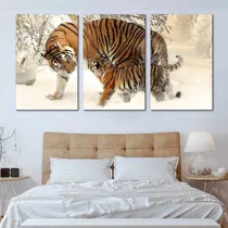 Comprar Cuadros Para Sala Y Recamara Modernos Tigres De Bengala