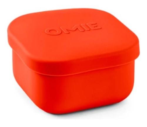 Omie. Contenedor De Silicón Para Snack. Color Rojo OmieSnack