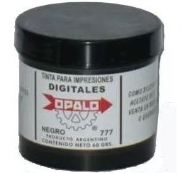 Tinta Fichaje Dactilar Huellas Digital Dactilares Opalo 777