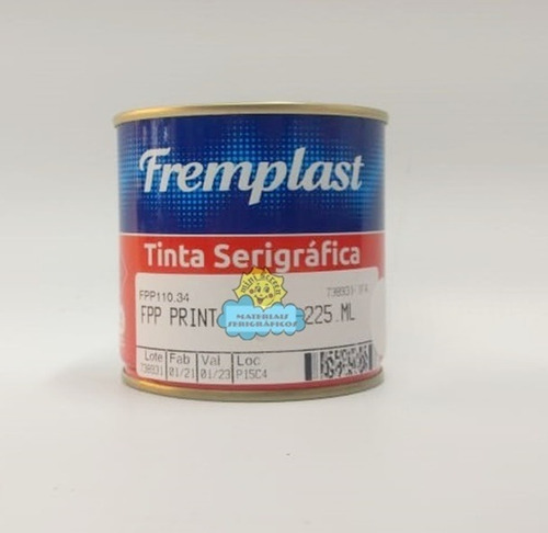 Tinta Para Copos Polipropileno (pp) Rígidos Fpp Print 225ml
