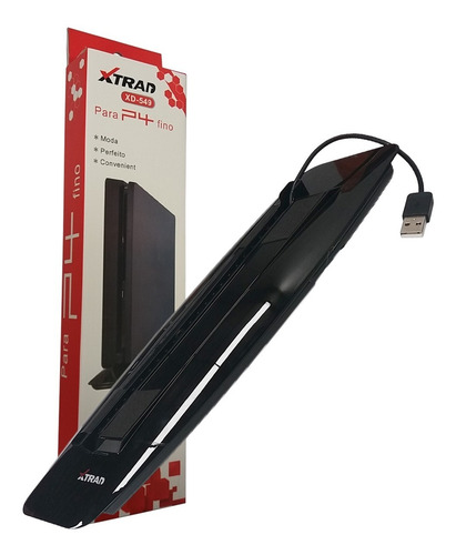 Imagem 1 de 7 de Kit Base Vertical Ps4 Slim E Fat 2 Cooler E Base Charge