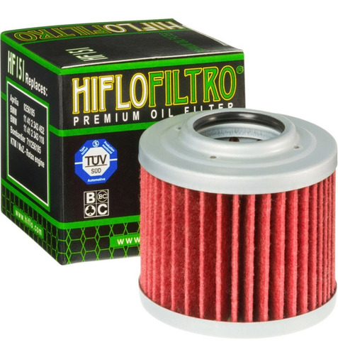 Filtro De Aceite Moto P/ Bmw 650 Hf151 Hiflofiltro