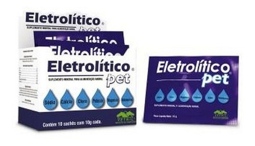 Kit 04 Unidades De Sachê Eletrolítico Pet - 10 Gramas