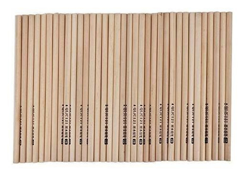 Lápices - 50pcs Hb-2b Natural Wood Pencil Set Environmental 