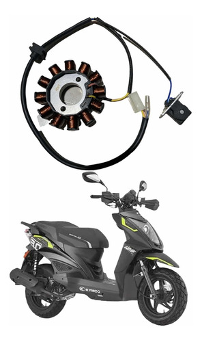 Bobina Stator Auteco Kymco Agility 125 Digital 12 Núcleos