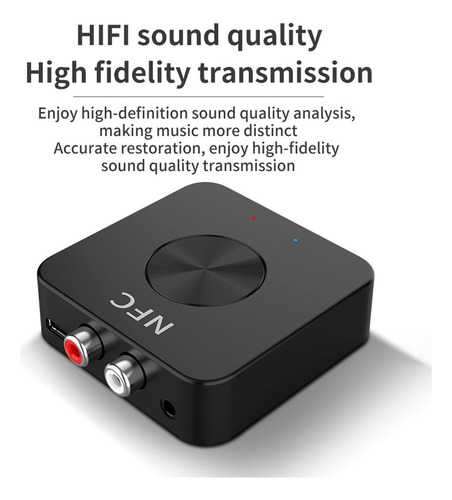 Receptor Bluetooth 5.0 Com 3d Surround Óptico Tv Adaptador