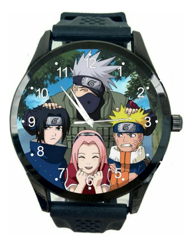 Relógio Time 7 De Pulso Unissex Anime Manga Ninjas T2