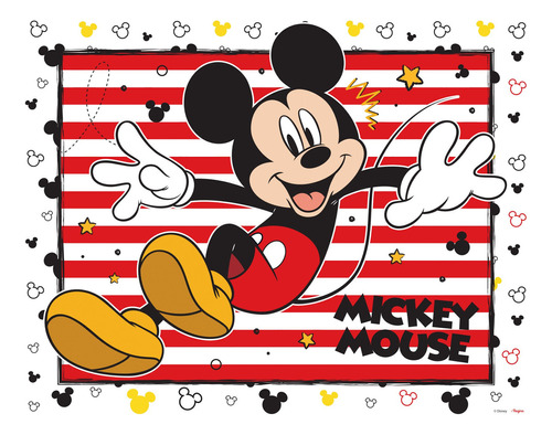 Painel Decorativo Festa Mickey Mouse - 1 Unidade - Regina