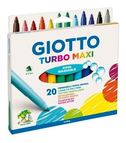 Giotto Marcadores Turbo Maxi X20 455000es