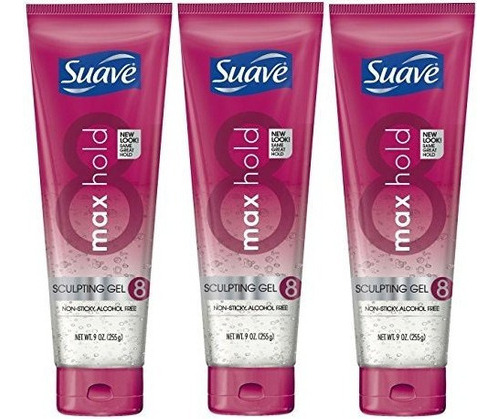 Gel De Fijacion Maxima Suave, 8 Esculpido 9 Oz, Paquete De