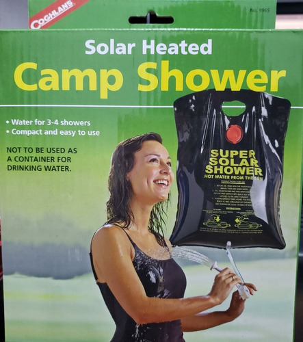 Regadera Ducha Solar Camping Excursion Aire Libre Shower