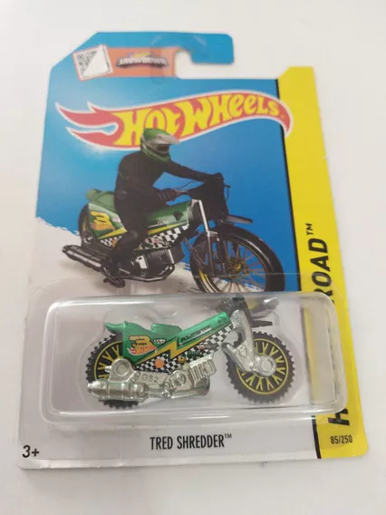 Hot Wheels Tred Shredder Verde Moto 85/250