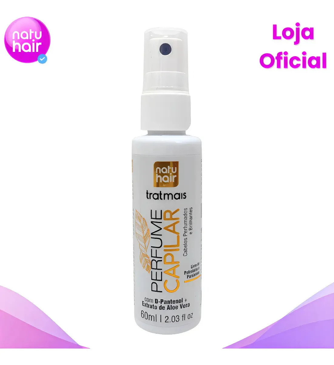 Perfume Capilar Natuhair Tratmais 60ml