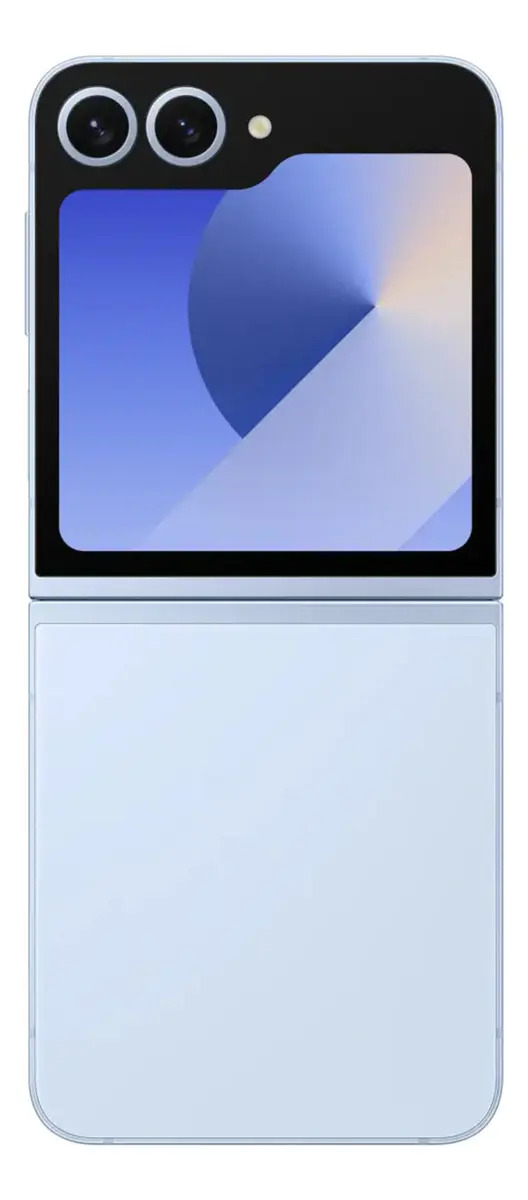 Smartphone Samsung Galaxy Z Flip6 5g, 512 GB, 12 GB de RAM. Dual+ Selfie de 50 megapíxeles, Galaxy Air Blue