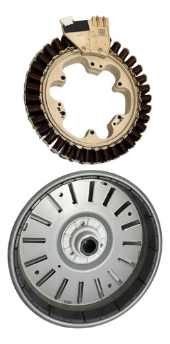 Motor Estator Rotor Lavasecarropas Samsung + Sensor Hall Amarillo