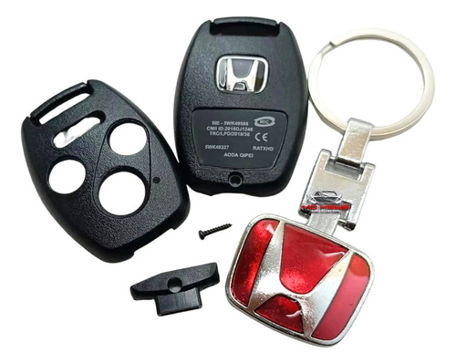 Carcasa Llave Honda Civic Accord Pilot Crv 4b Llavero