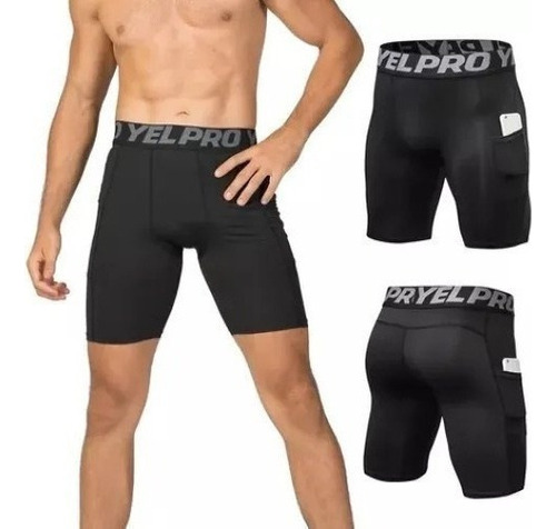 . Pack De 3 Pantalones Cortos De Compresión Para Hombres