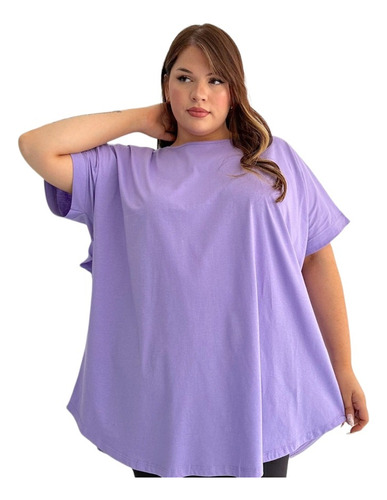 Remeron Oversize Corte Evase Verano Mujer Talle Especial