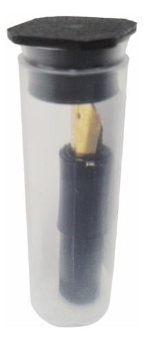 Pluma De Repuesto Kaweco Nib Cuerpo Negro Con Rosca Tinta Plumín Dorado Exterior Bb- Extra Grueso