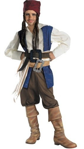 Disfraz De Jack Sparrow Para Niño Talla: S Halloween