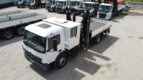 Caminhão Mb Atego 1719 Cabine Itec Munck Argos Agi20.5 2025