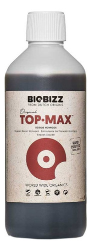 Biobizz Topmax Bioestimulante Floración Acidos Humicos 1lt