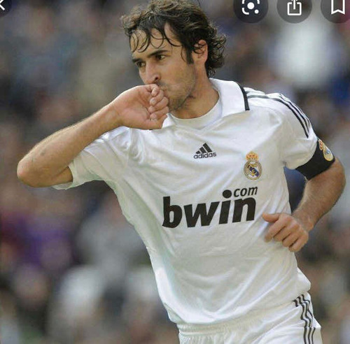 Camiseta Real Madrid 2008 Raul Talle L   100 % Original