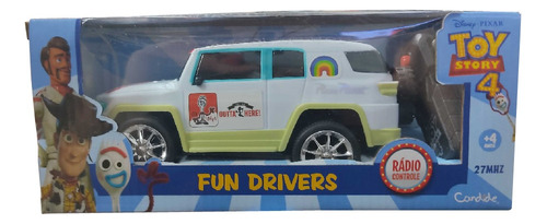 Carrinho De Controle Remoto Candide Fun Drivers Toy Story Cor Colorido