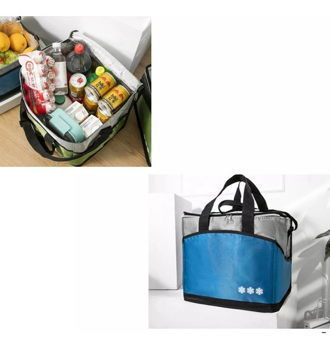Pack 6 Bolsos Térmicos Coolers De Comida Bebida 30x25cm