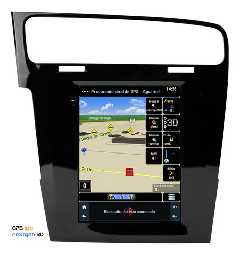 Multmidia Tesla Golf Mk7 13/19 Android 14 64gb Carplay Voz