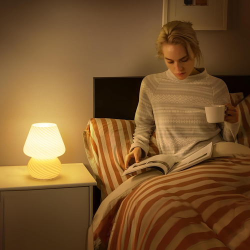 Lámpara De Hongo, Luz Nocturna Regulable Para Dormitorio, Lá