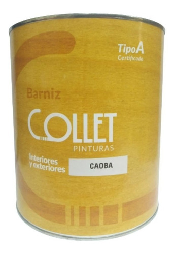 Pintura Barniz Caoba 1 Galón Tipo A Collet