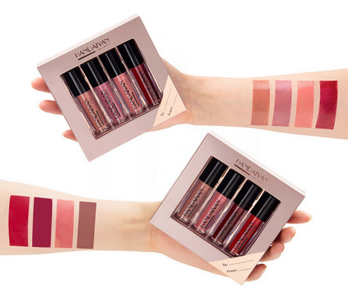 Labial, X4 Pintalabios Matte - g a $32880