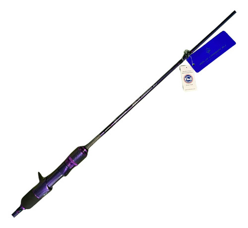 Caña Williamson de 6,3 pulgadas, pe4, 2 puntos, 400 g, rollo lento, color morado
