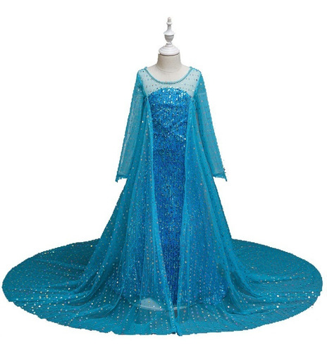 Vestido De Personaje Elsa De Frozen 2 Para Niña