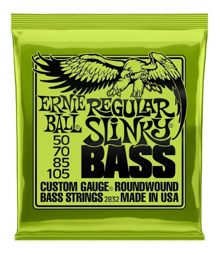 Cuerdas Bajo Slinky Bass 2832 + Ernie Ball 2223 Eléctricas