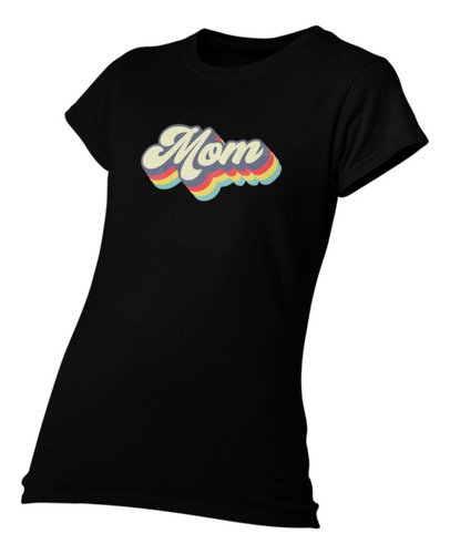 Playera Día De Las Madres Letras Mamá Colores Regalo