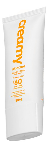 Protetor Solar Creamy Fps60 Watery Lotion Alta Proteção