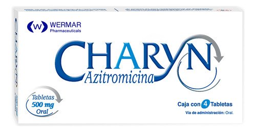 Charyn Tableta 500 Mg, 4 Tabletas