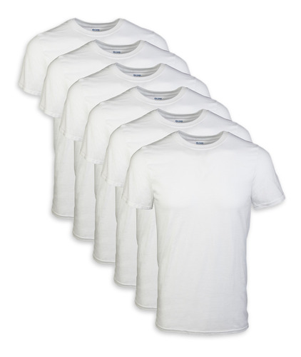 Set De 6 Camisetas Talla Medium Para Hombre Manga Corta