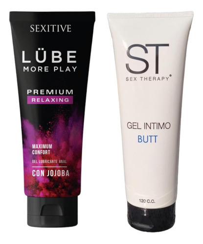 Combo Kit X2 Gel Lubricantes Intimos Mayor Placer