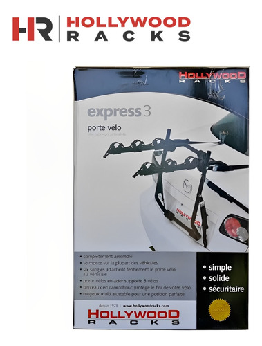 Rack Portabicicletas Hollywood 3 Bicicletas Cajuela Original