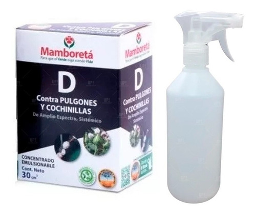 Mamboretá Insecticida D 30ml Con Pulverizador Grow Up