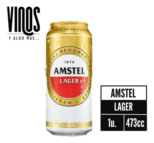 comprar Cerveza Amstel Lager - Lata 473cc