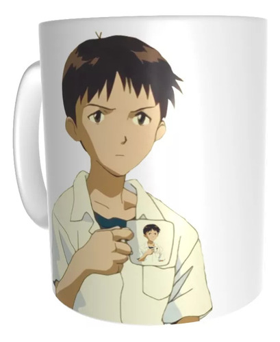 Taza De Ceramica / Shinji - Meme - Evangelion Anime