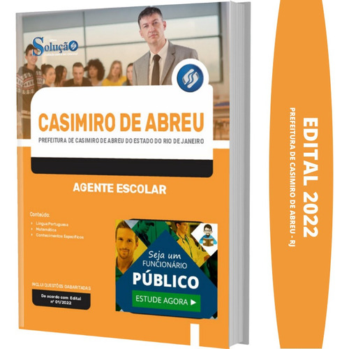 Apostila Agente Escolar Prefeitura Casimiro De Abreu Rj